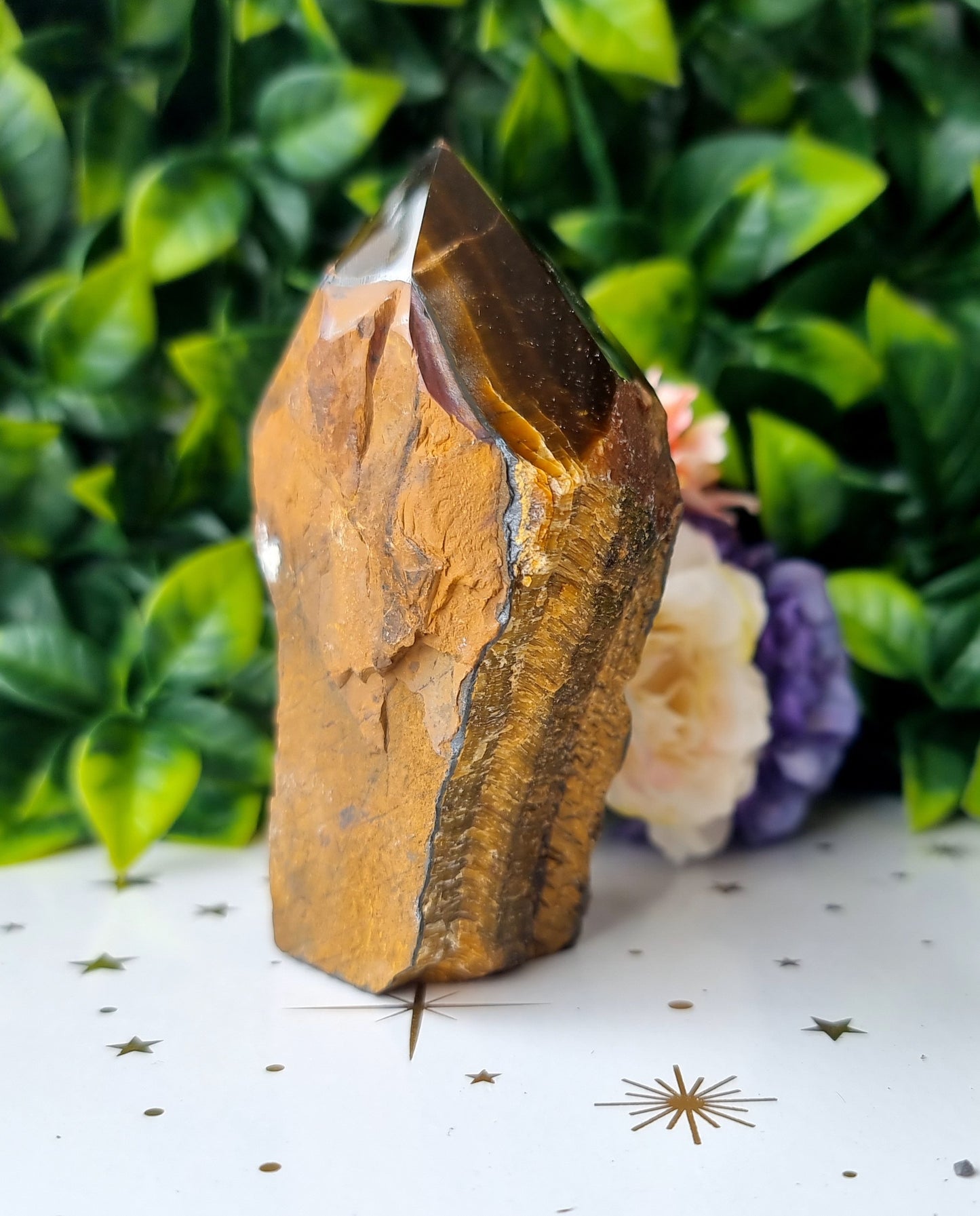 Tigers Eye Cut-Base Point