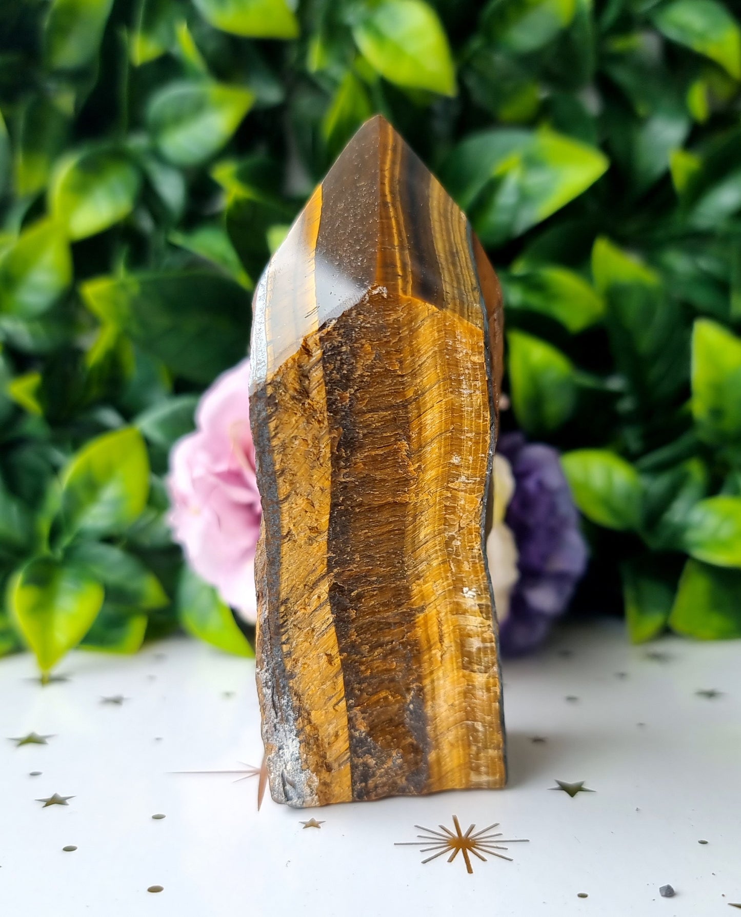 Tigers Eye Cut-Base Point