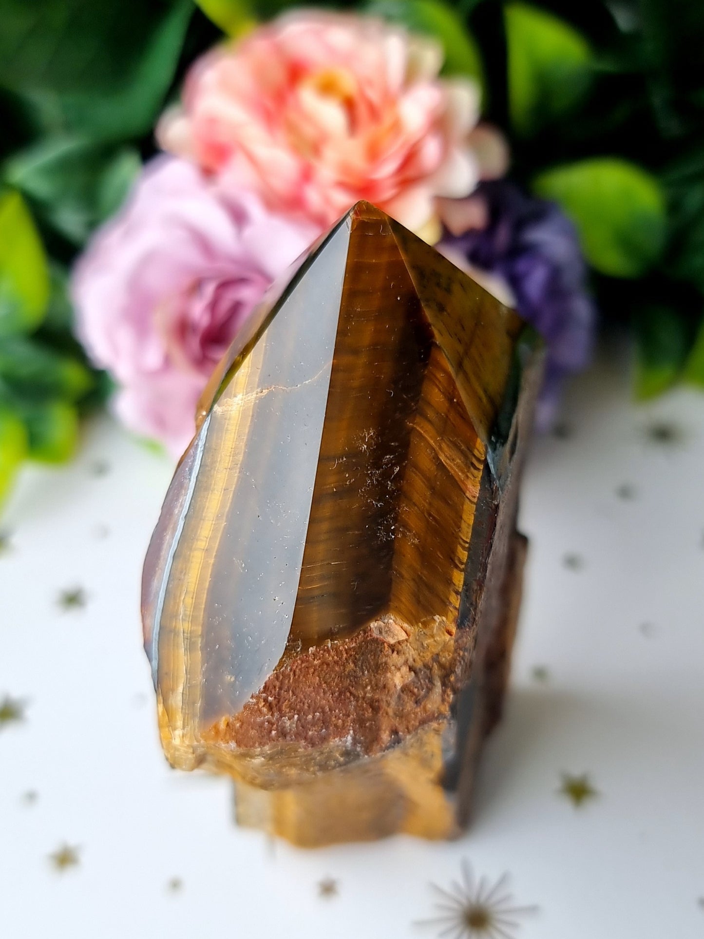 Tigers Eye Cut-Base Point