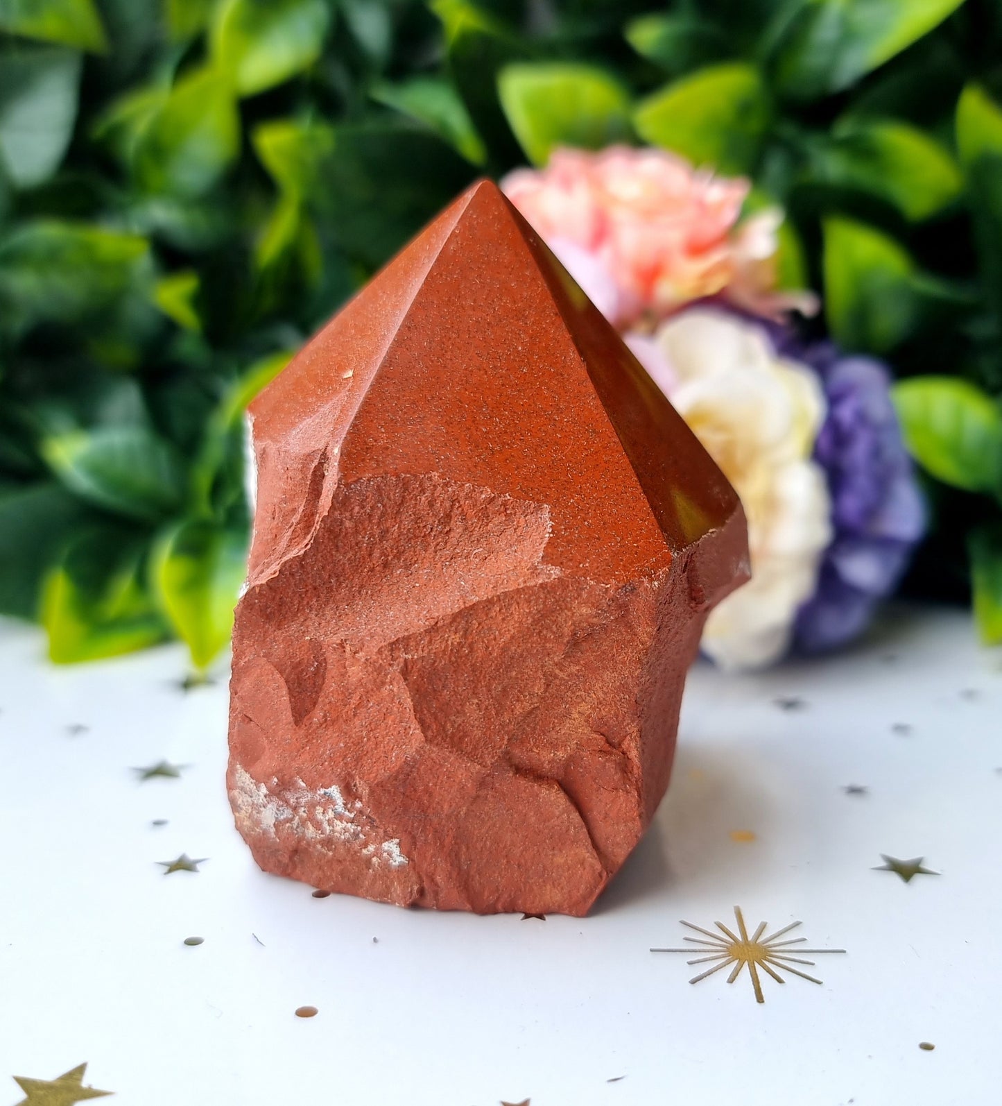 Red Jasper Cut-Base Point