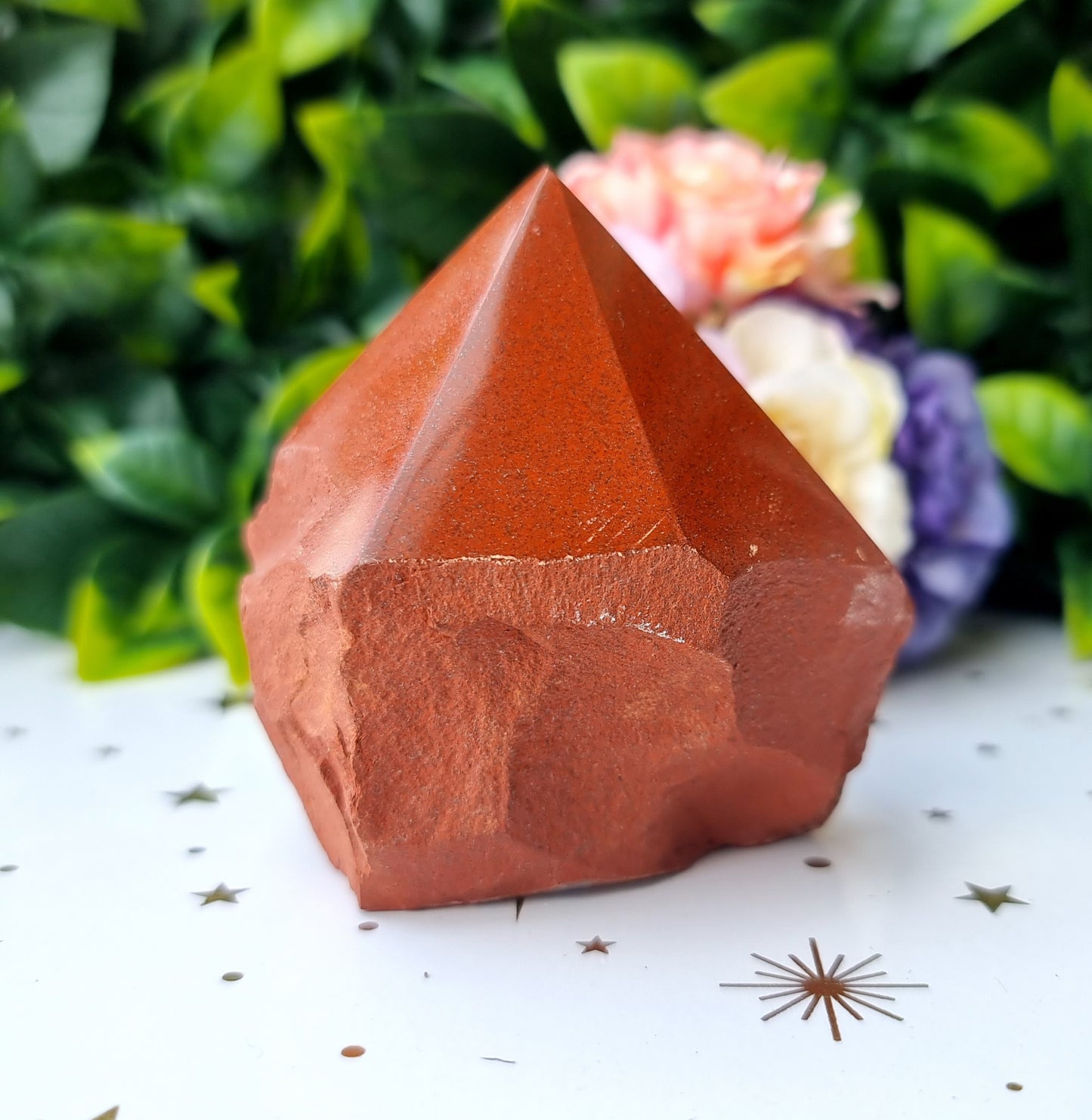 Red Jasper Cut-Base Point