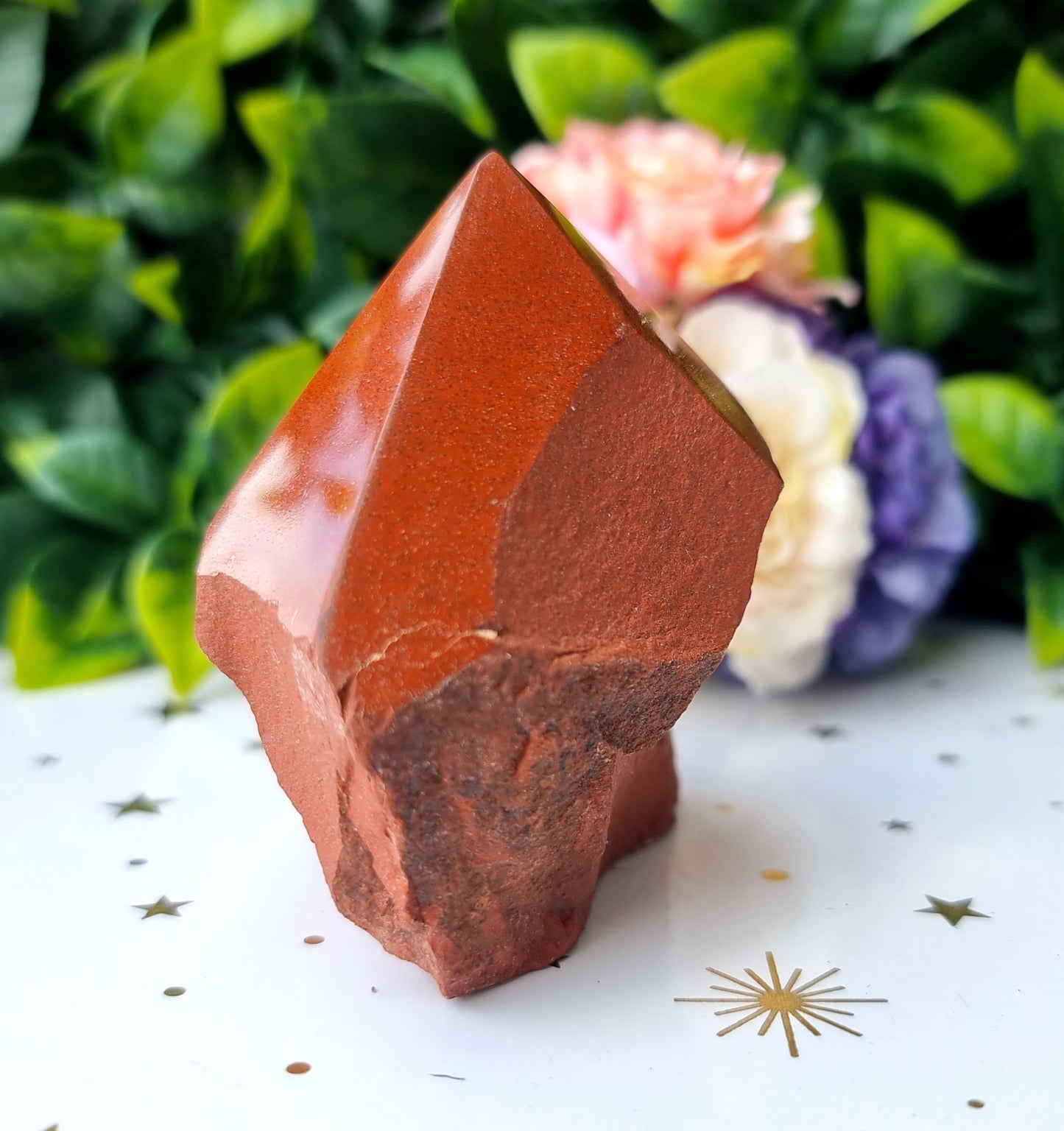 Red Jasper Cut-Base Point