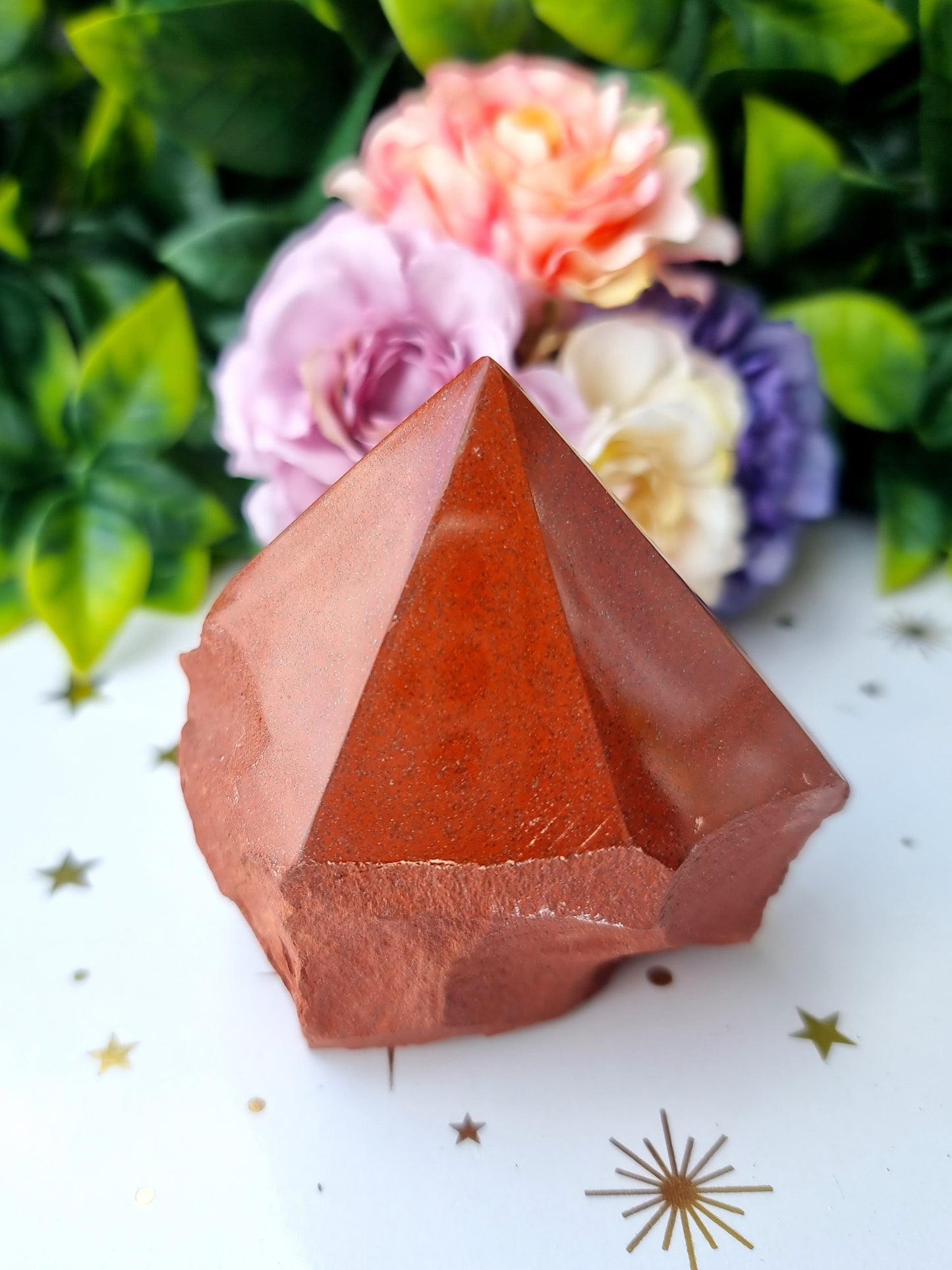 Red Jasper Cut-Base Point