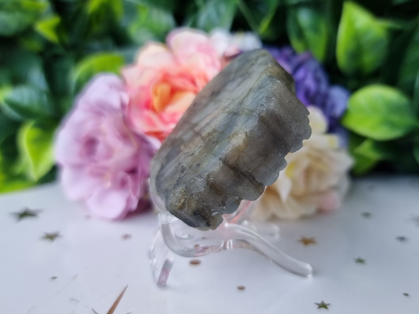 Labradorite Scenic Carving