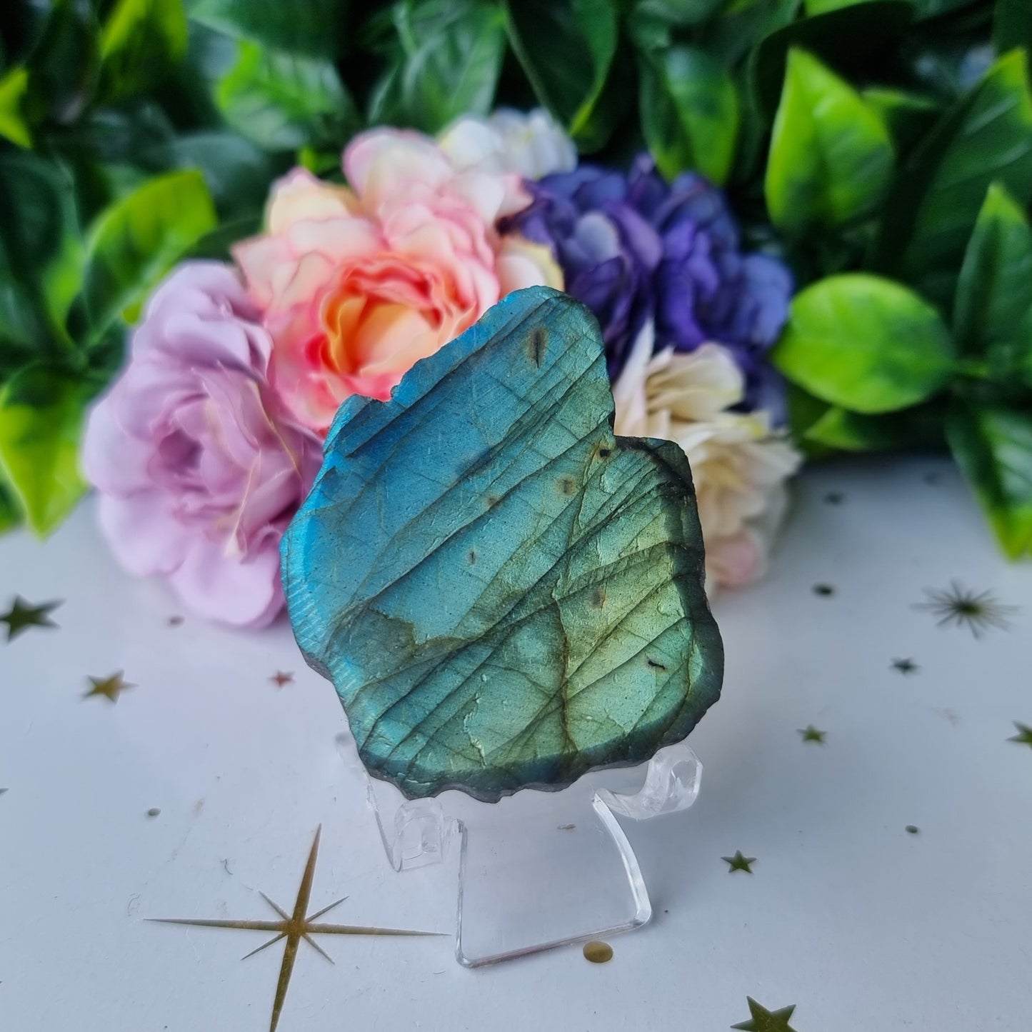 Labradorite Scenic Carving