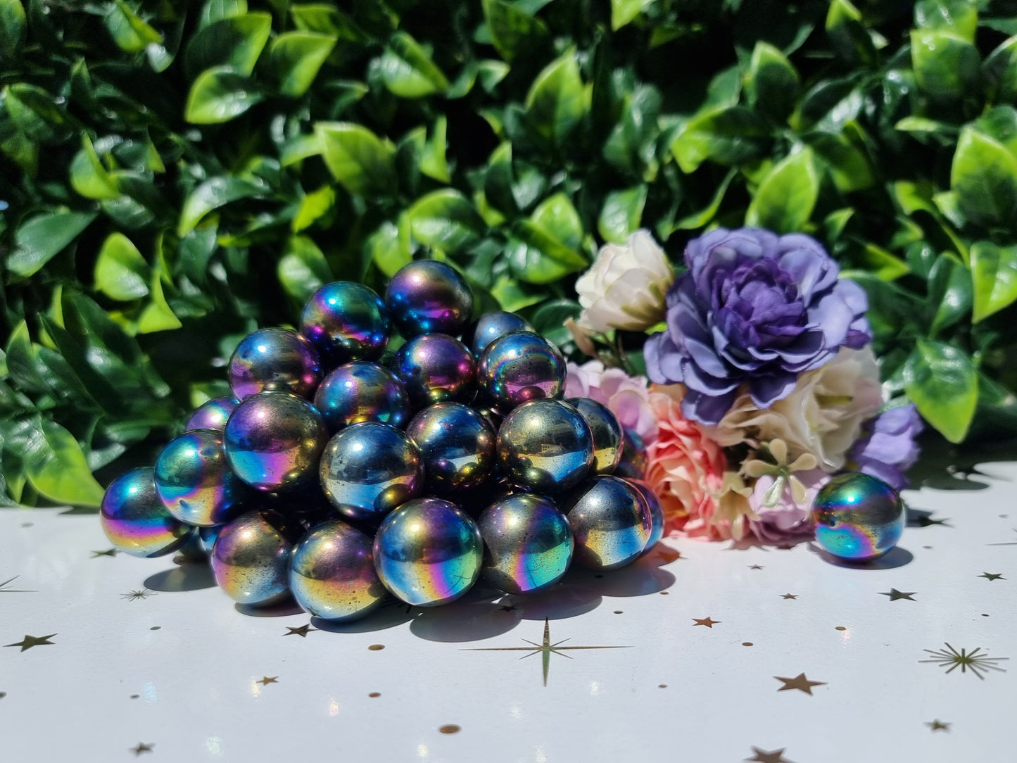 Rainbow Magnetic Hematite Mini Spheres