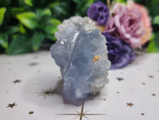 Blue Celestite Cluster