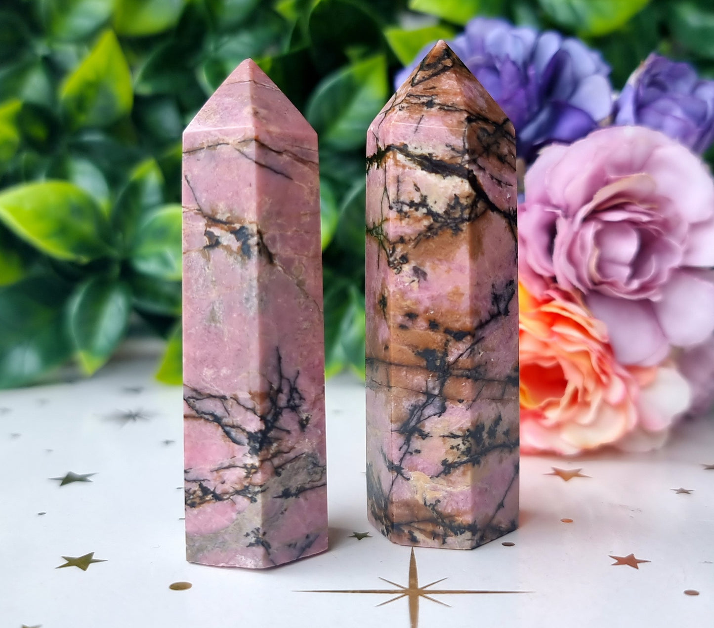 Rhodonite Points