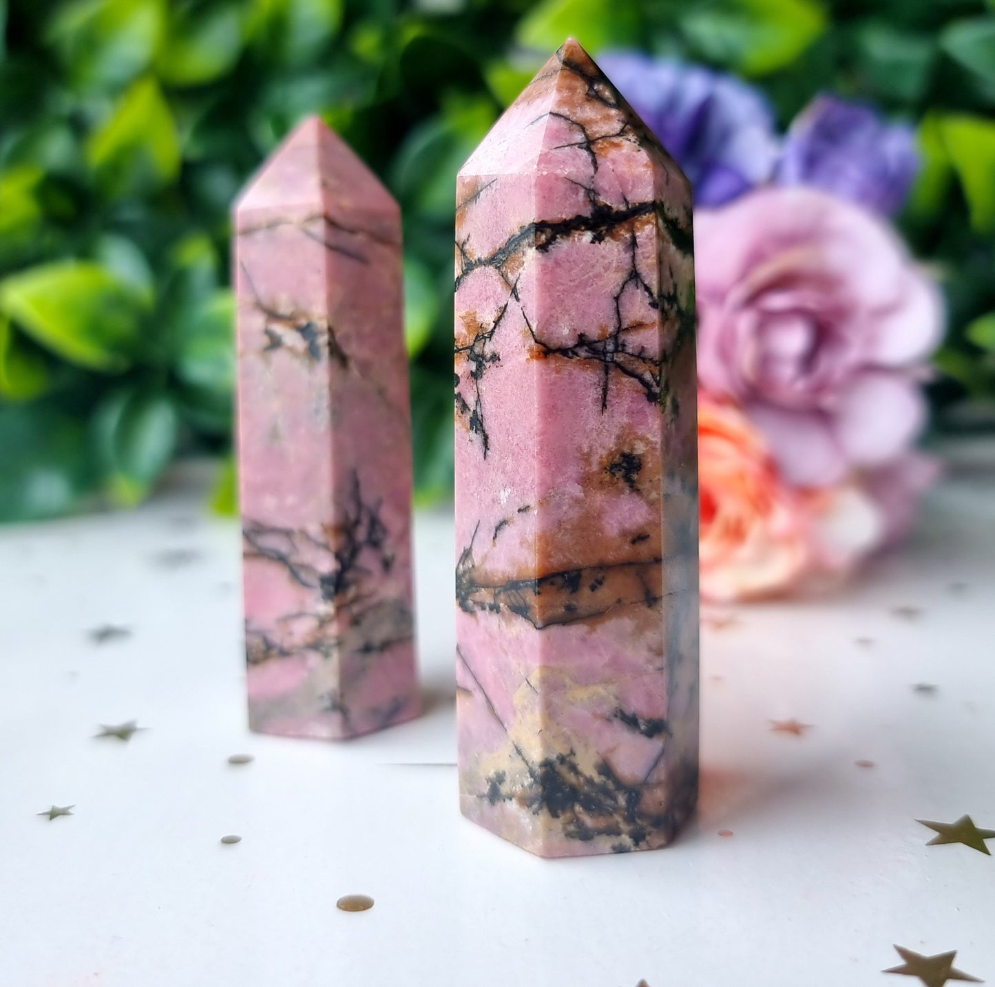 Rhodonite Points