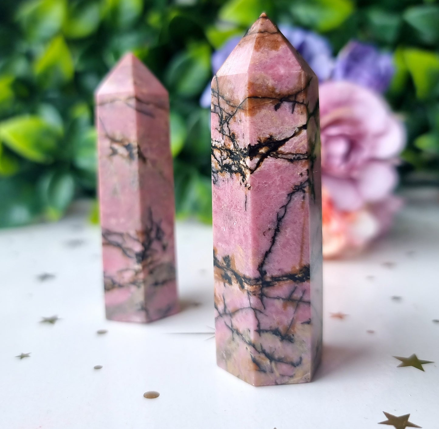 Rhodonite Points