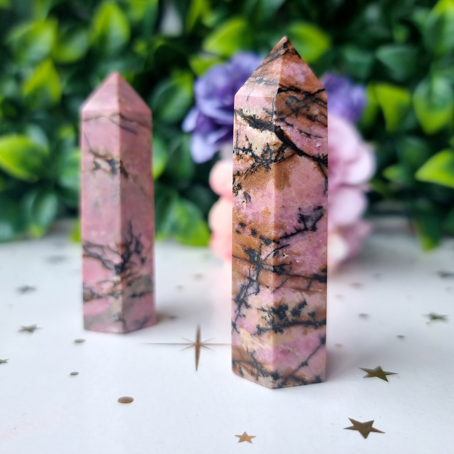 Rhodonite Points