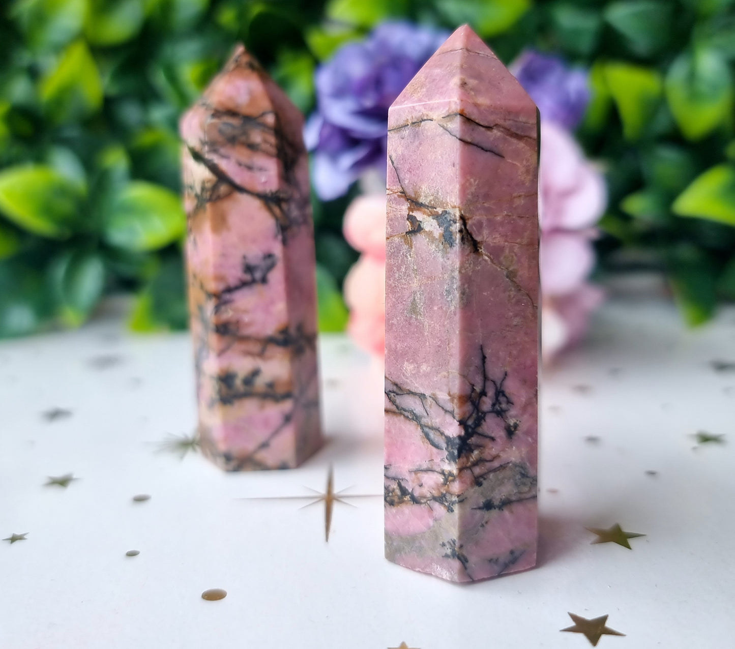 Rhodonite Points