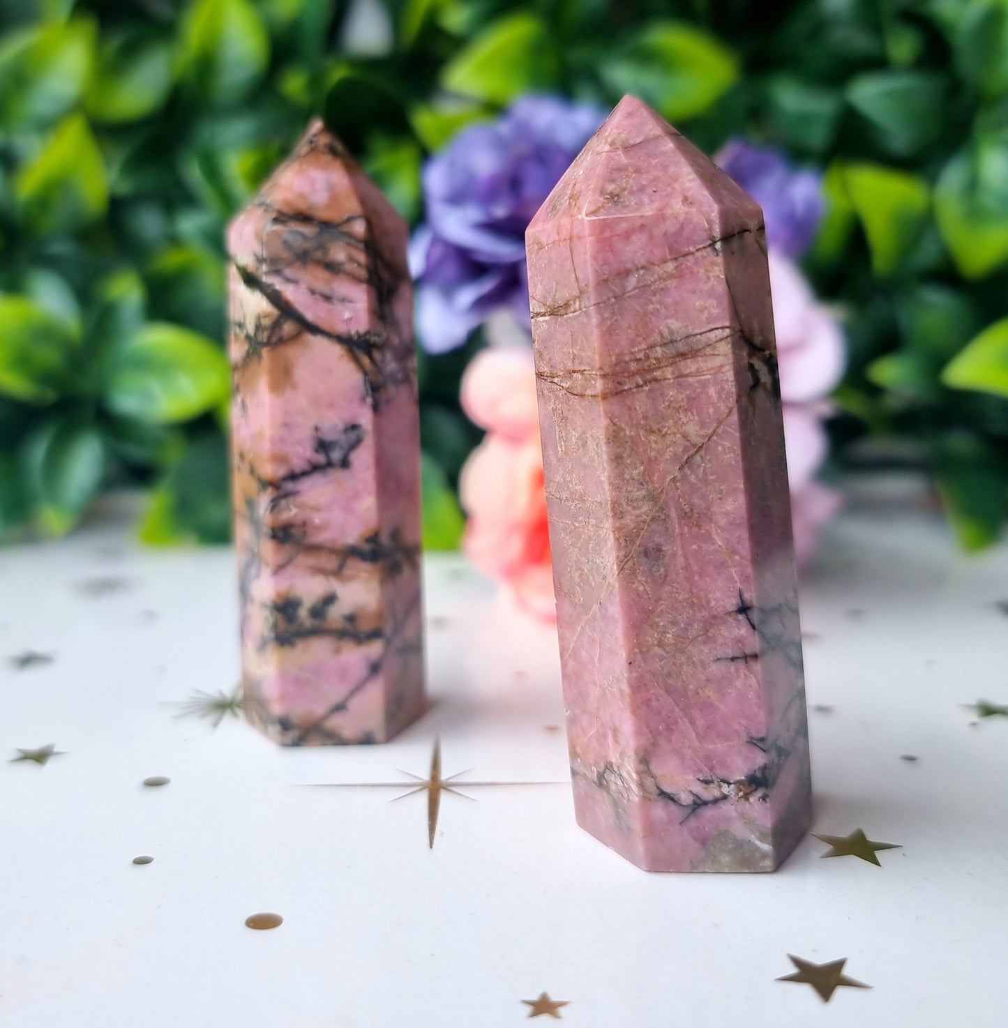 Rhodonite Points