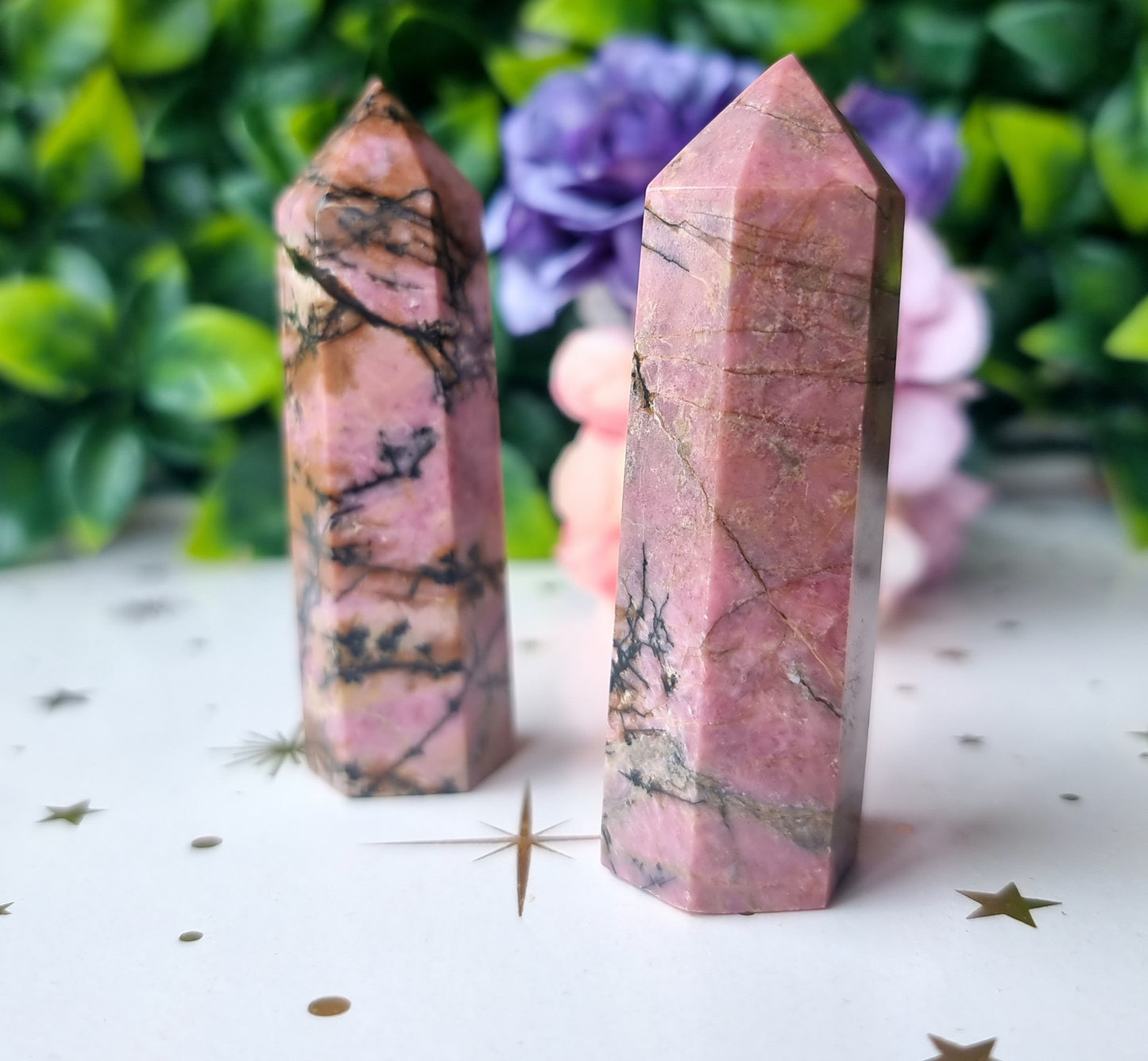 Rhodonite Points