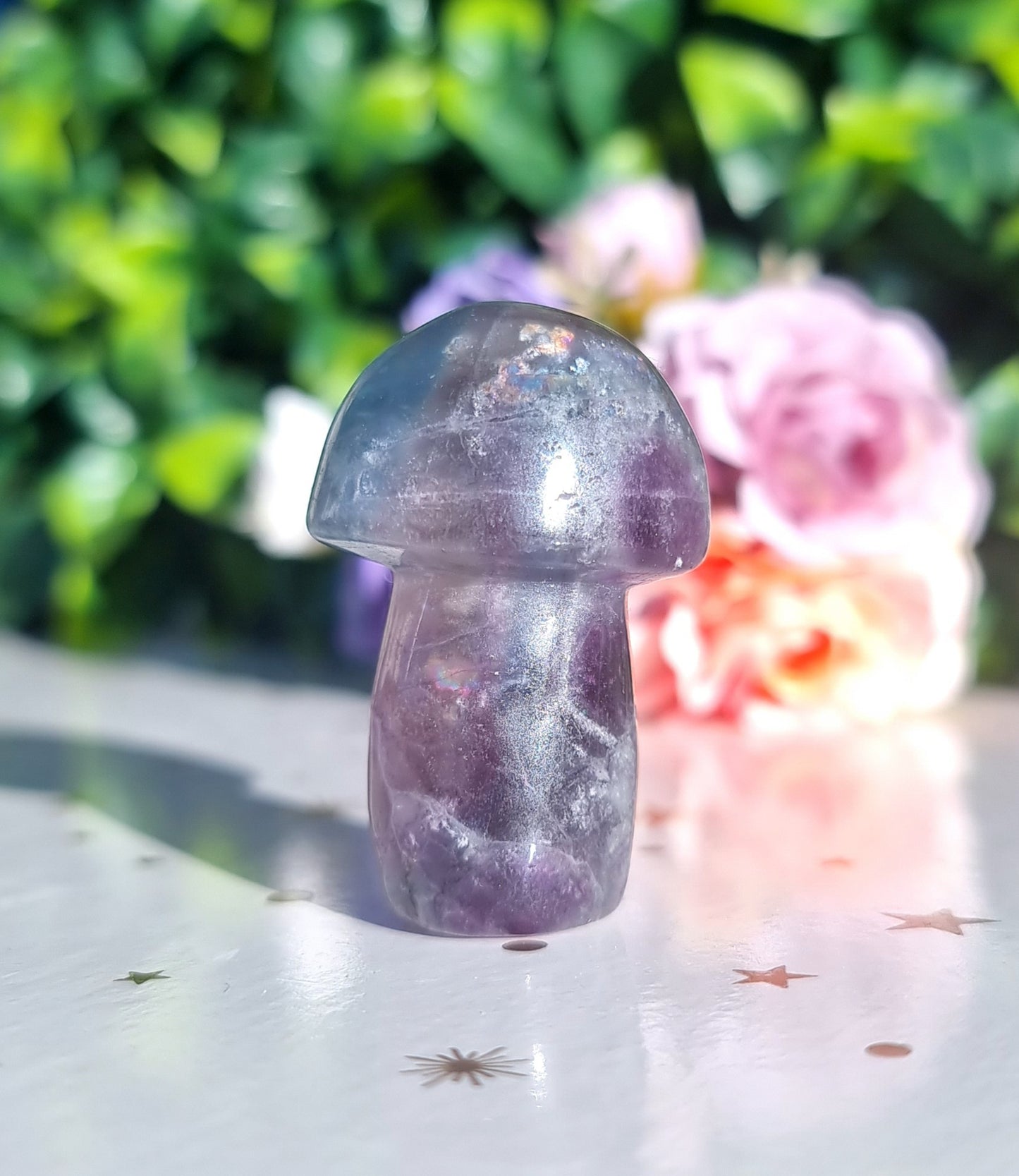 Fluorite Mushrooms