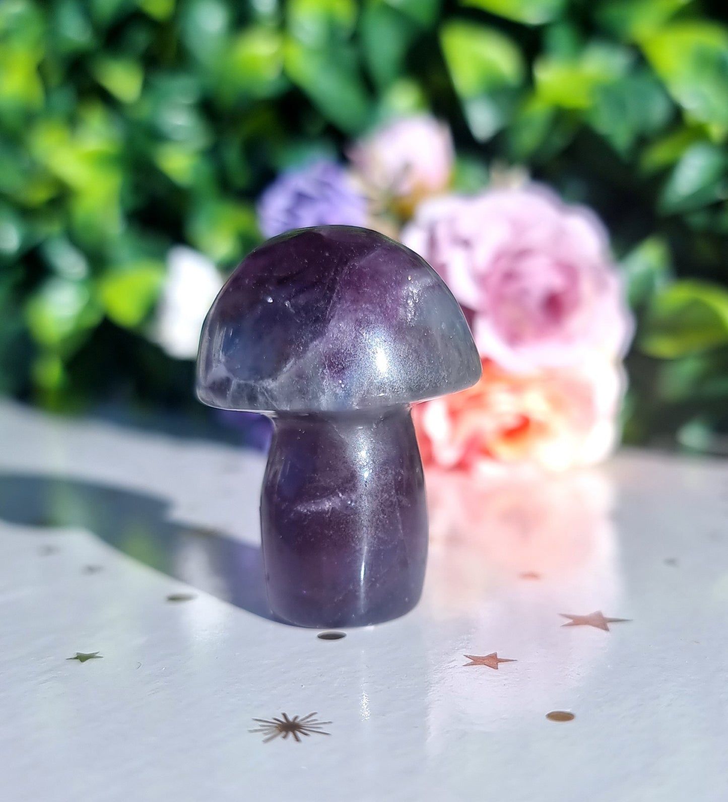 Fluorite Mushrooms