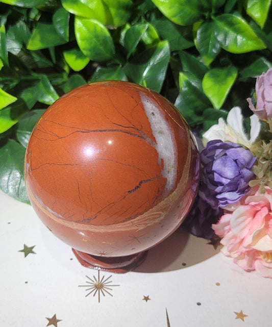 Red Jasper Sphere