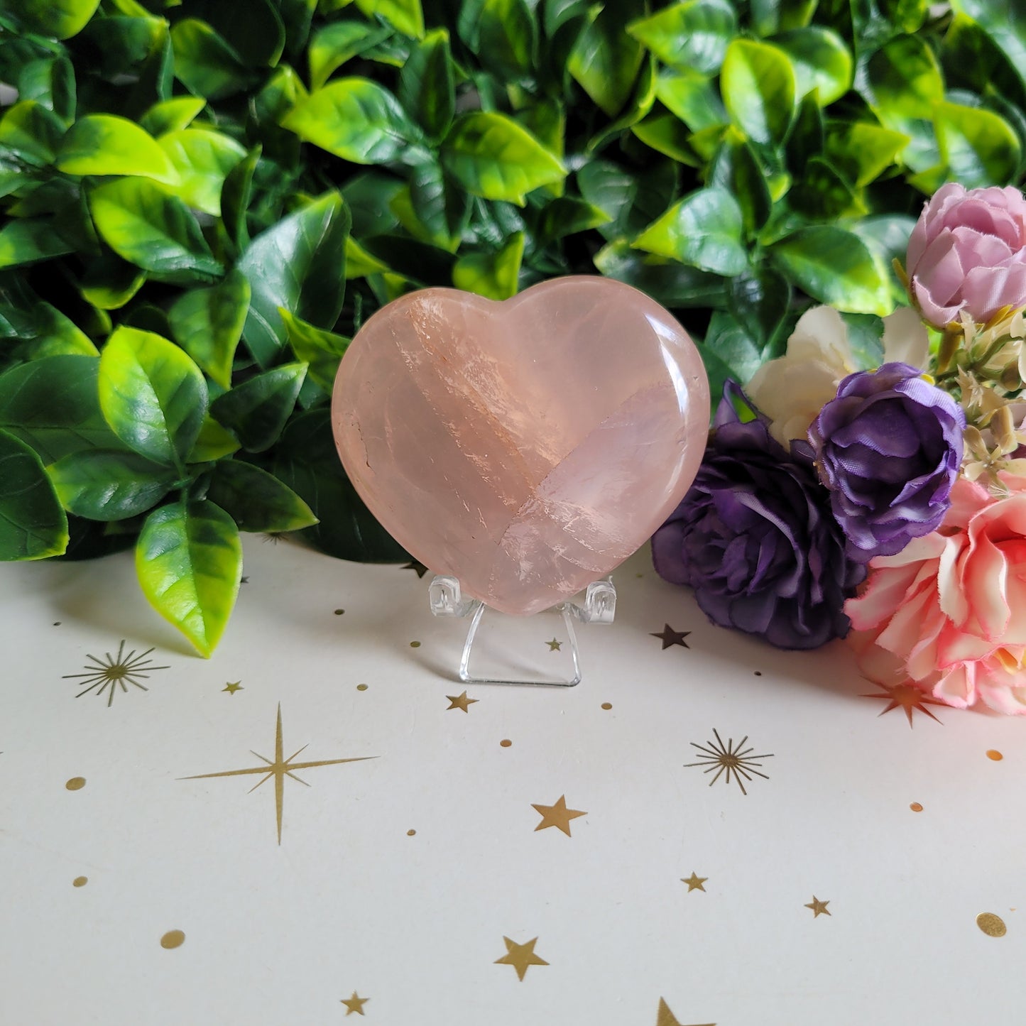 Rose Quartz Heart