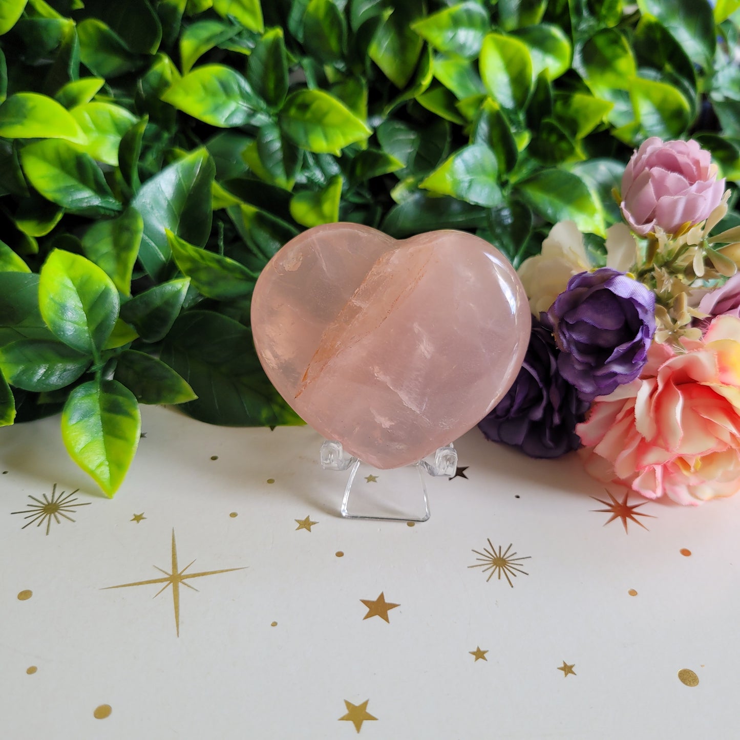 Rose Quartz Heart