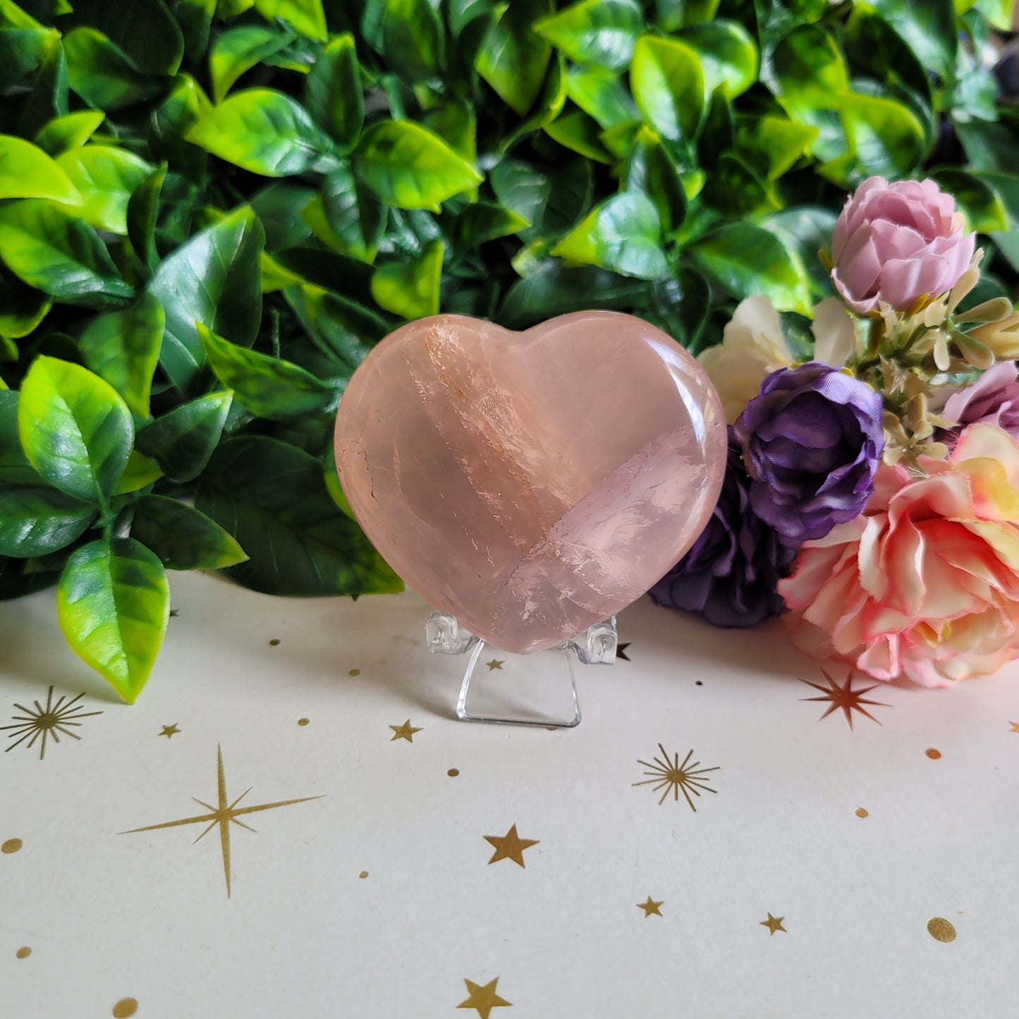 Rose Quartz Heart