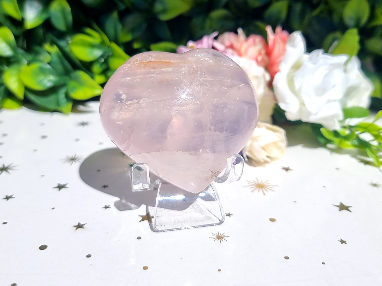 Rose Quartz Heart