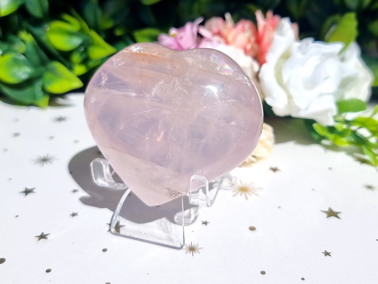 Rose Quartz Heart