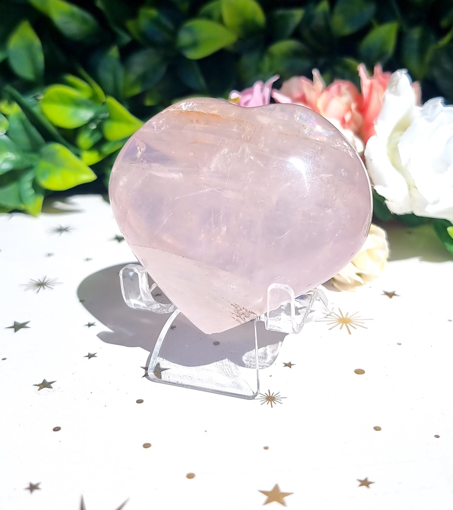 Rose Quartz Heart