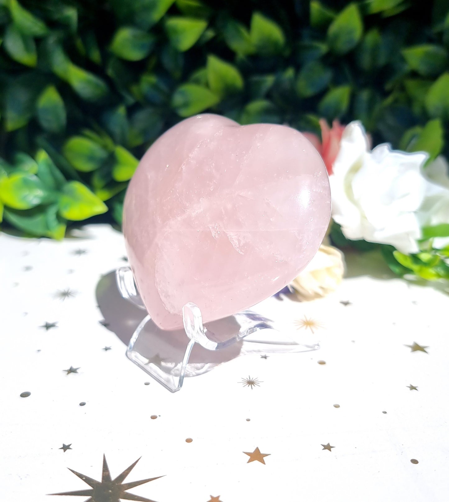 Rose Quartz Heart