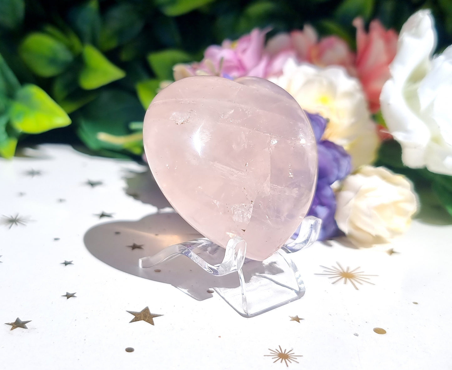 Rose Quartz Heart