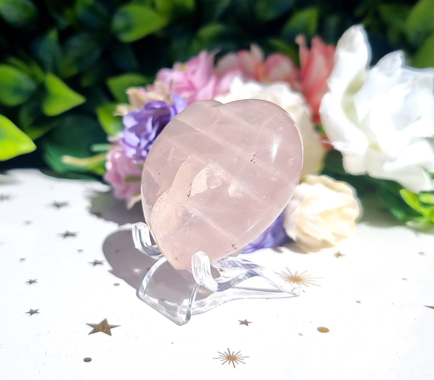 Rose Quartz Heart