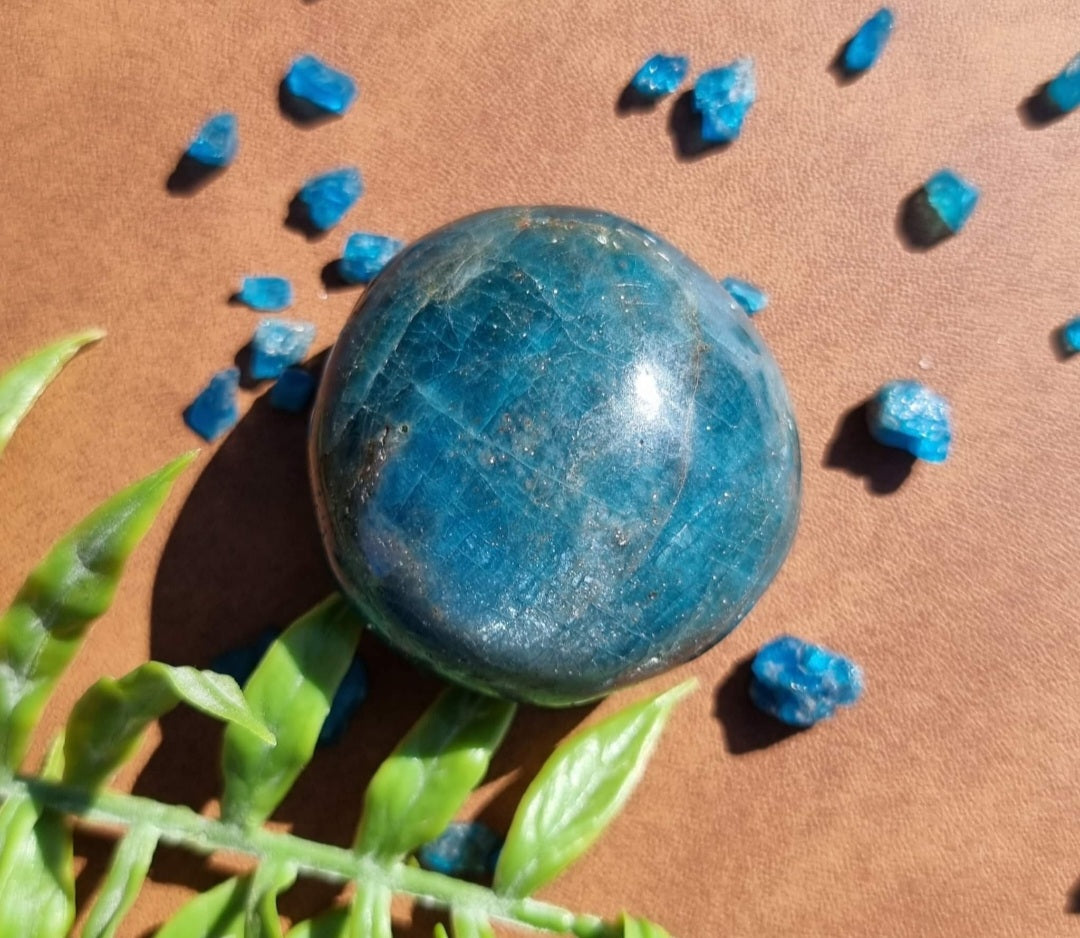 Blue Apatite Puffy Palm