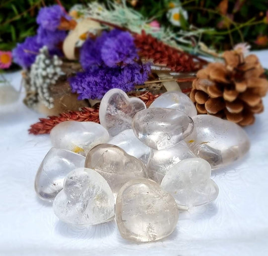 Clear Quartz Heart